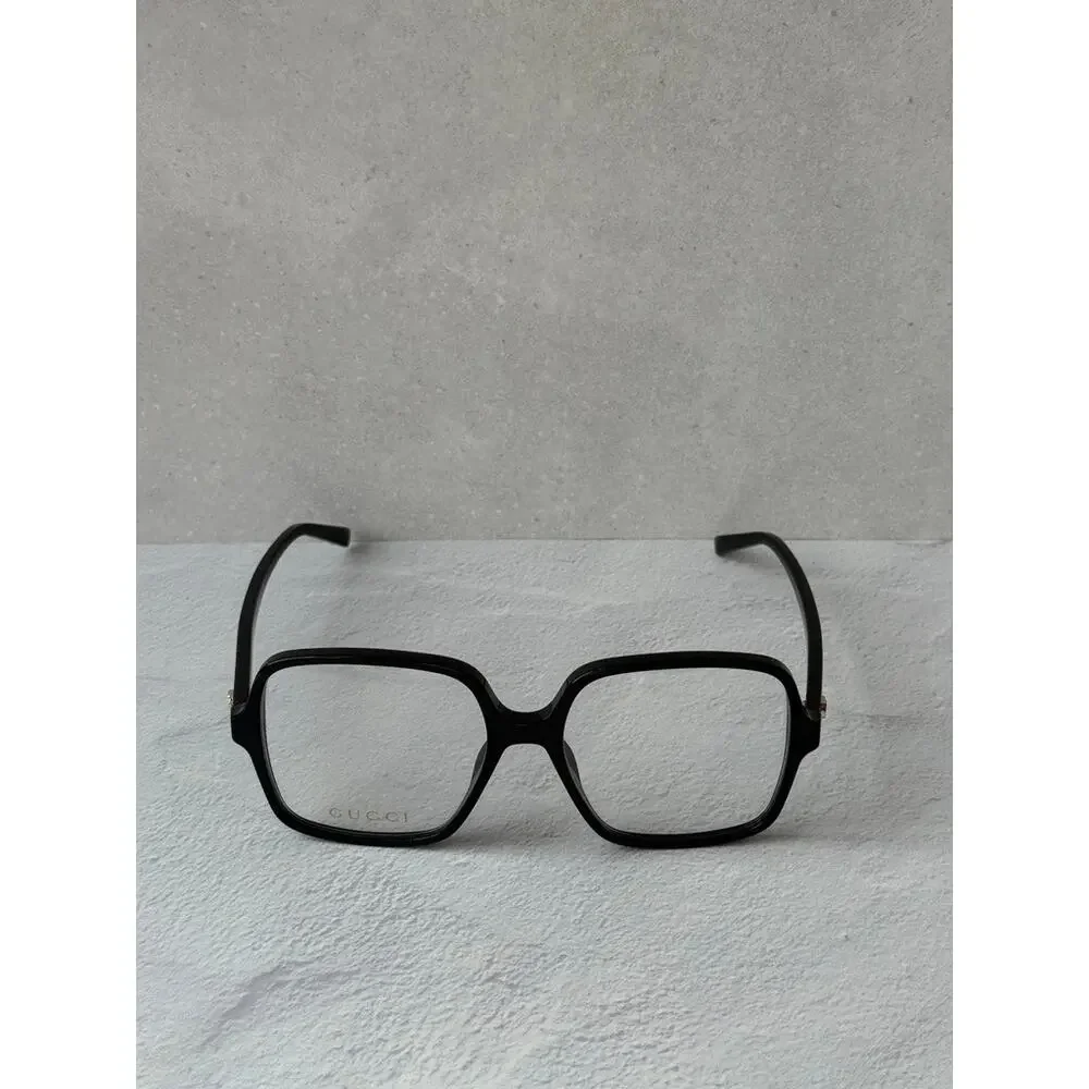 NEW Gucci GG1994O Black Square Eyeglasses Frames